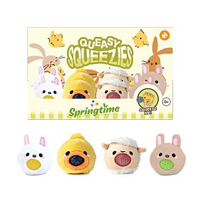 Juguete Estrujable de Peluche Queasy Squeezies Pascua Springtime Juguete Estrujable de Peluche Queasy Squeezies Pascua Springtime
