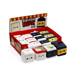 Juguete Estrujable Squish Blox Bao Bun Foodiemals 
