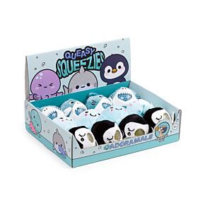 Juguete Estrujable de Peluche Queasy Squeezies Animales Marinos Juguete Estrujable de Peluche Queasy Squeezies Animales Marinos