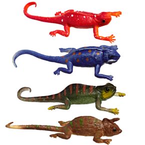 Animales de Juguete Camaleón Cambia de Color