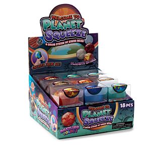 Juguete Estrujable Elástico Pelota Antiestrés Planetas