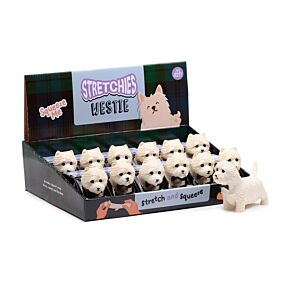 Juguete Estrujable Elástico Perro Terrier del Oeste de las Highland