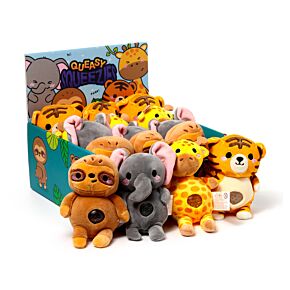 Juguete Estrujable de Peluche Queasy Squeezies Adoramals Zoo Mix#2