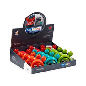 Juguete de Propulsión Cangrejo Adorable Presiona y Avanza