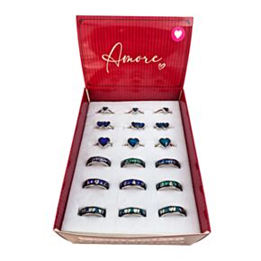 Anillos de Estado de Ánimo Corazones Amore 