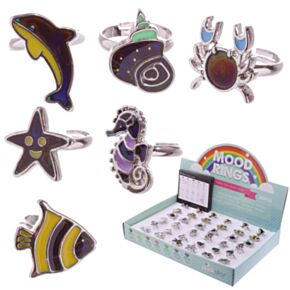 Anillos de Estado de Ánimo Animales Marinos