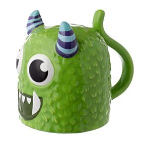Tazón de Cerámica 3D con Forma Monstruo Monstarz Verde del Revés