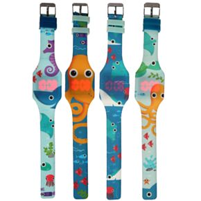 Reloj Digital de Silicona Vida Marina