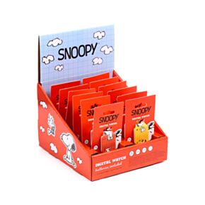 Reloj Digital de Silicona Peanuts Snoopy & Woodstock 