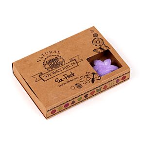 Set de 6 Ceras Artesaneles Campo de Lavanda