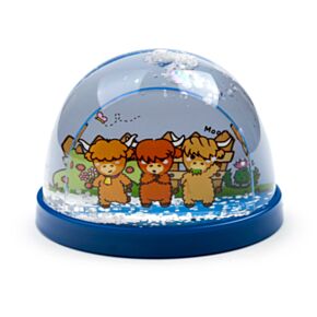 Bola de Nieve Vaca Escocesa Highland Coo Jan Pashley Pequeña