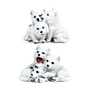 Figura Trío Cachorros Lobo