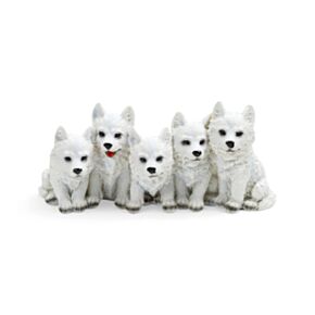 Figura Cinco Cachorros de Lobo Traviesos