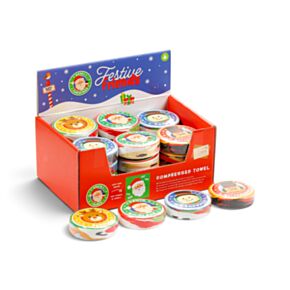 Toalla Comprimida de Viaje Navidad Festive Friends  