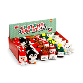 Surtido Navideño de Muñecos de Crochet con mensajes reconfortantes