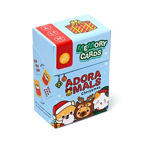 Set Juego Cartas de Memoria - Navidad Animales Adorables Adoramals Set Juego Cartas de Memoria - Navidad Animales Adorables Adoramals