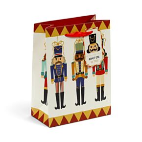 Bolsa de Regalo Navidad Cascanueces Mediana 