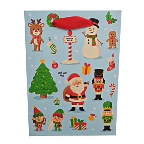Bolsa de Regalo Navidad Festive Friends Grande