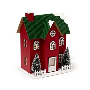 Casa Decorativa LED de Navidad Pueblo Navideño