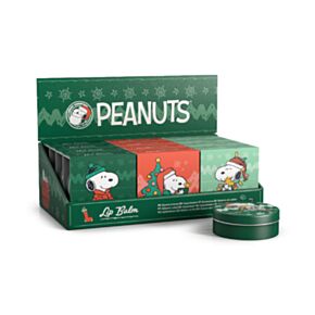 Bálsamo Labial en Lata Navidad Peanuts Snoopy & Woodstock 