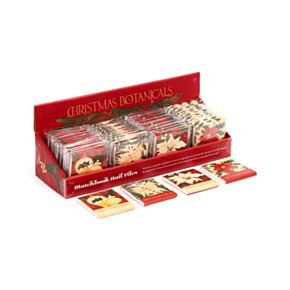 Mini Limas de Uñas Navidad Botánica 