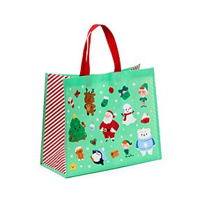 Bolsa de la Compra Reutilizable Navidad Jingle Bunch Bolsa de la Compra Reutilizable Navidad Jingle Bunch