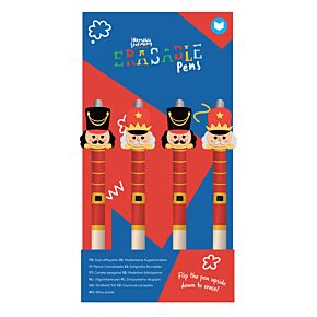 Bolígrafo Borrable Inkredible Tope de Silicona Navidad Cascanueces Festive Friends