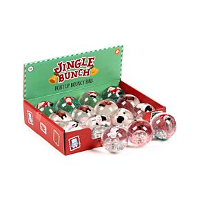 Pelota de Juguete con Luz LED Saltarina Navidad Jingle Bunch