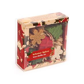 Set de 5 Ceras Artesanales Navidad Botánica