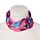 Pañuelo Bufanda para el Cuello con Estampado Rosa y multicolor
