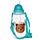 Botella de Agua Infantil con Pajita Adoramals 450ml
