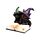 Figura Libro de Hechizos Brujas Gato Negro Travieso