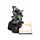 Figura Libro de Hechizos Brujas Gato Negro Travieso
