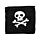 Toalla Comprimida de Viaje Piratas Jolly Rogers 