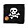 Toalla Comprimida de Viaje Piratas Jolly Rogers 
