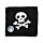 Toalla Comprimida de Viaje Piratas Jolly Rogers 