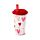 Vaso de Plástico Inastillable Corazones Amore