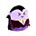 Cojín de Peluche Squidglys Drácula Spooky Espeluznante