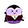 Cojín de Peluche Squidglys Drácula Spooky Espeluznante
