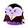 Cojín de Peluche Squidglys Drácula Spooky Espeluznante