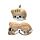 Almohada de Viaje con Antifaz Relaxeazzz Gato Scottish
