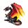 Dragón Leyendas Oscuras Defensor de la Noche Dragón de Fuego Obsidiana