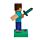 Muñeco Solar Steve Minecraft