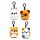 Llavero de Peluche Mini Squidglys Mascotas de Adoramals