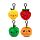 Llavero de Peluche Mini Squidglys Frutas Foodiemals