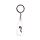 Llavero 3D de PVC Fantasma Spooky Espeluznante