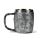 Jarra Decorativa Caballero Medieval con Casco de Plata y Oro