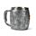 Jarra Decorativa Caballero Medieval con Casco de Plata y Oro