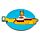 Set de 4 Posavasos Los Beatles Submarino Amarillo/Yellow Submarine