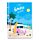 Libreta A5 de Papel Piedra a Rayas Caravana VW Volkswagen T1 Camper Olas